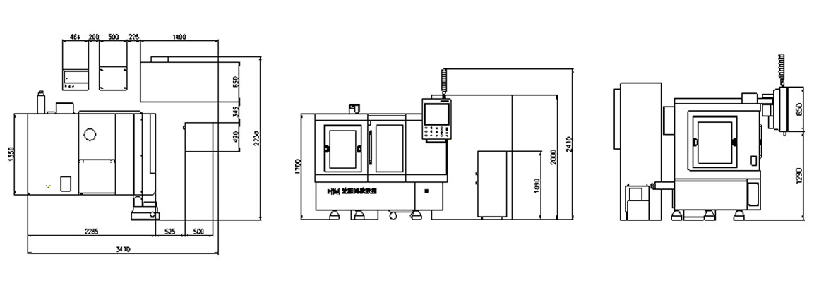 吸盤式內(nèi)圓磨床外形尺寸參數(shù)